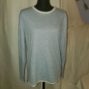 Faherty reversable cotton long sleeve pullover